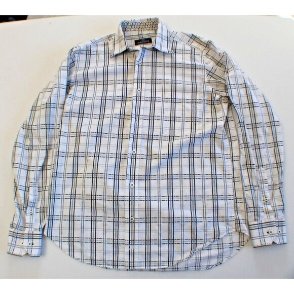 Bugatchi Uomo Button Up Shirt Men's Size M - SEE PHOTOS - Picture 1 of 7